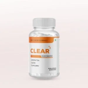 Clear | Acne management | Herbal Formulation | 60 Vegetarian Capsules
