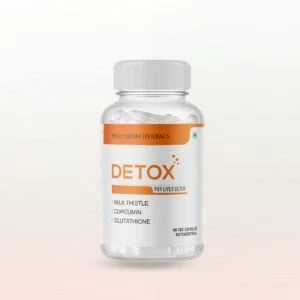 Detox | Milk Thistle, Picrorhiza Kurroa & Curcumin | Supports Liver Cleanse, Detox & Repair | Improves Liver Function & Digestion | Antioxidant Support | 60 Veg Capsules